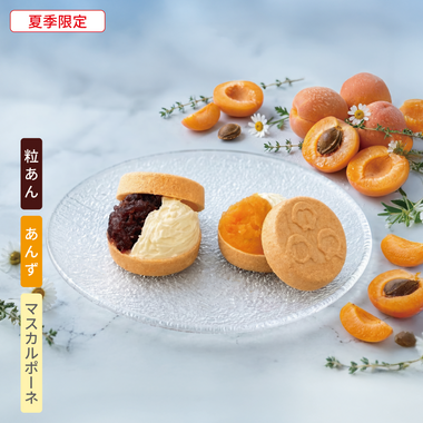 【夏季限定】自分で作る日光もなか(10個入り)~粒あん・あんず×マスカルポーネ~