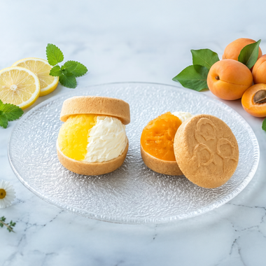 【夏季限定】自分で作る日光もなか～あんず×レモン×マスカルポーネ～（10個入り）